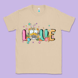 Love School Bus Classic Tee Designed By Maliassmallbusiness