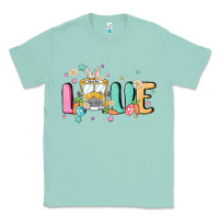 Seafoam love school bus Classic Tee - MaliasSmallBusiness