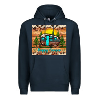 Navy happy camper Premium Hoodie - JahusDesignShop