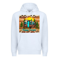White happy camper Premium Hoodie - JahusDesignShop