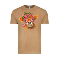 Vintage Camel valentines day orange cow Vintage Tee - Jasminsmagicworld