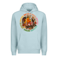 Blue Mist Boots flannels bonfires leggins football Premium Hoodie - NancyCooperArtShop