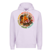 Lilac Boots flannels bonfires leggins football Premium Hoodie - NancyCooperArtShop