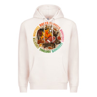 Pale Pink Boots flannels bonfires leggins football Premium Hoodie - NancyCooperArtShop