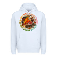 White Boots flannels bonfires leggins football Premium Hoodie - NancyCooperArtShop