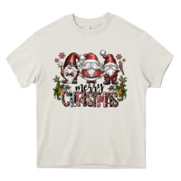 Cream merry christmas Heavy Core Tee - CowhideDigitalArt