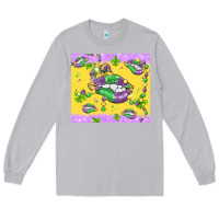Moon Dust mardi gras lips Long Sleeve Tee - MaliasSmallBusiness