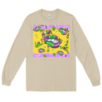 Mushroom mardi gras lips Long Sleeve Tee - MaliasSmallBusiness