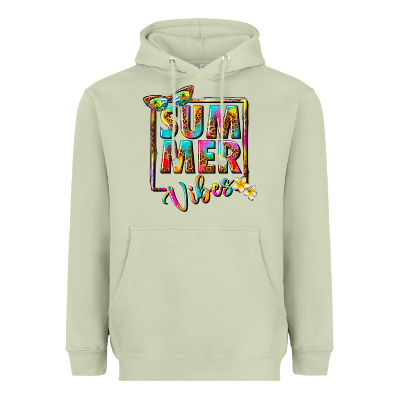 Summer Vibes Heavyweight Hoodie by NancyCooperArtShop | Teevron