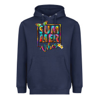 Navy summer vibes Heavyweight Hoodie - NancyCooperArtShop