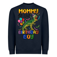 Navy mommy of the birthday boy Heavyweight Sweatshirt - MaliasSmallBusiness