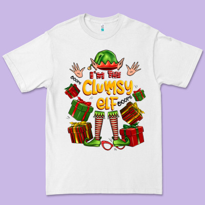 Im The Clumsy Elf Premium Tee Designed By Fadigitalartstudio