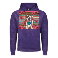 Cloud Purple british bulldog floral serape tumbler Vintage Hoodie - Artiststas