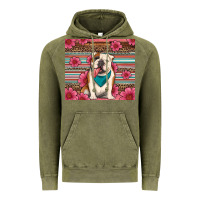 Vintage Olive british bulldog floral serape tumbler Vintage Hoodie - Artiststas