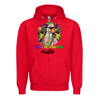 Red throw me something mister Zipper Hoodie - LillyAllenDesigns