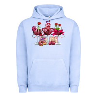 Pigment Grape Ice valentine's day wine glasses Urban Hoodie - OliviaCreatesArt