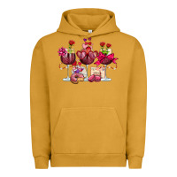 Pigment Peanut Butter valentine's day wine glasses Urban Hoodie - OliviaCreatesArt