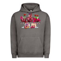 Pigment Tornado valentine's day wine glasses Urban Hoodie - OliviaCreatesArt