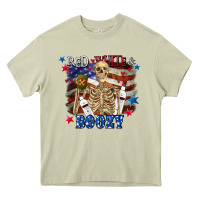 Mossy Red white boozy 4th of july Heavy Core Tee - CowGirlArtShop