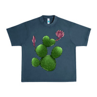 Midnight Navy heart cactus Urban Heavy Tee - Jasminsmagicworld
