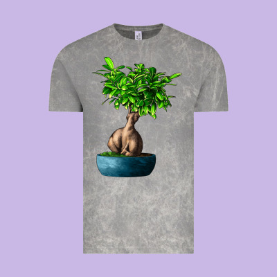 Ficus Ginsenge Vintage Tee Designed By Lillyallendesigns