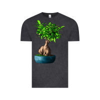 Vintage Black Ficus Ginsenge Vintage Tee - LillyAllenDesigns