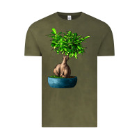 Vintage Olive Ficus Ginsenge Vintage Tee - LillyAllenDesigns