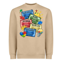 Mushroom autism cassette tapes Heavyweight Sweatshirt - MaliasSmallBusiness