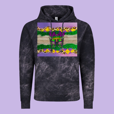 Mardi Gras Mask Vintage Hoodie Designed By Adodesignshop
