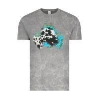 Cloud Rock cowhide turquoise patch Vintage Tee - AdoDesignShop