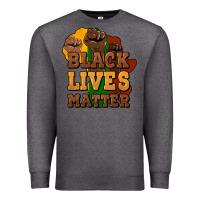 Charcoal Heather black lives matter Premium Sweatshirt - NancyCooperArtShop