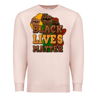 Pale Pink black lives matter Premium Sweatshirt - NancyCooperArtShop