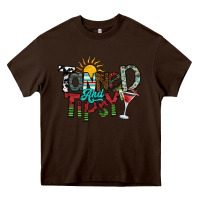 Chocolate Brown tanned and tipsy Heavy Core Tee - SublimationCraftShop
