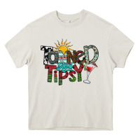 Cream tanned and tipsy Heavy Core Tee - SublimationCraftShop