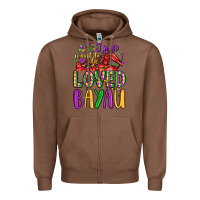 Chestnut i just want to be loved bayau Zipper Hoodie - LillyAllenDesigns