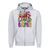 Heather Grey i just want to be loved bayau Zipper Hoodie - LillyAllenDesigns