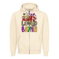 Sandshell i just want to be loved bayau Zipper Hoodie - LillyAllenDesigns