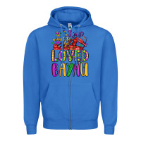 True Royal i just want to be loved bayau Zipper Hoodie - LillyAllenDesigns