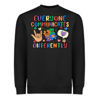Black everyone communicates differently Heavyweight Sweatshirt - MaliasSmallBusiness