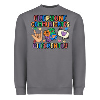 Storm everyone communicates differently Heavyweight Sweatshirt - MaliasSmallBusiness