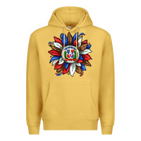 Antique Gold dominican sunflower Premium Hoodie - texasbilliewilder