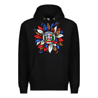 Black dominican sunflower Premium Hoodie - texasbilliewilder