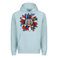 Blue Mist dominican sunflower Premium Hoodie - texasbilliewilder