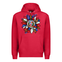 Cardinal dominican sunflower Premium Hoodie - texasbilliewilder