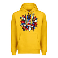 Lemon dominican sunflower Premium Hoodie - texasbilliewilder