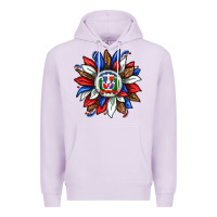 Lilac dominican sunflower Premium Hoodie - texasbilliewilder