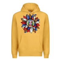 Mustard dominican sunflower Premium Hoodie - texasbilliewilder