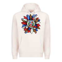 Pale Pink dominican sunflower Premium Hoodie - texasbilliewilder