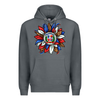 Rock dominican sunflower Premium Hoodie - texasbilliewilder