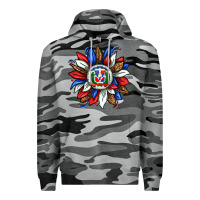 Slate Camo dominican sunflower Premium Hoodie - texasbilliewilder